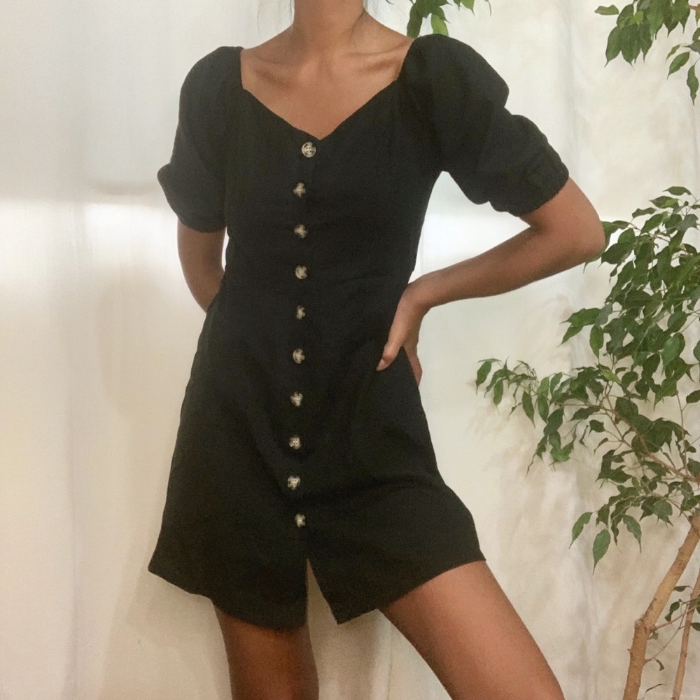 LUSH deep green dress